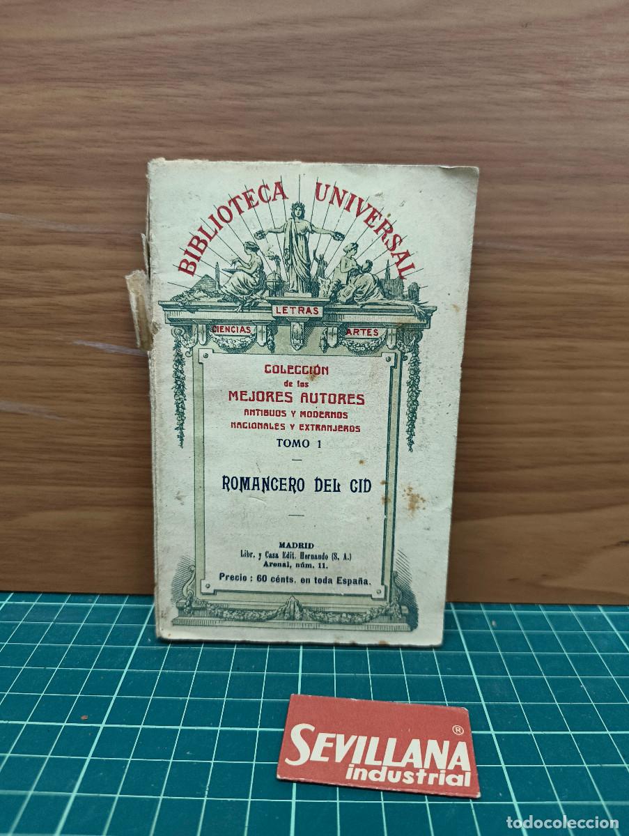 Libros de segunda mano: Romancero del Cid &mdash; Biblioteca Universal