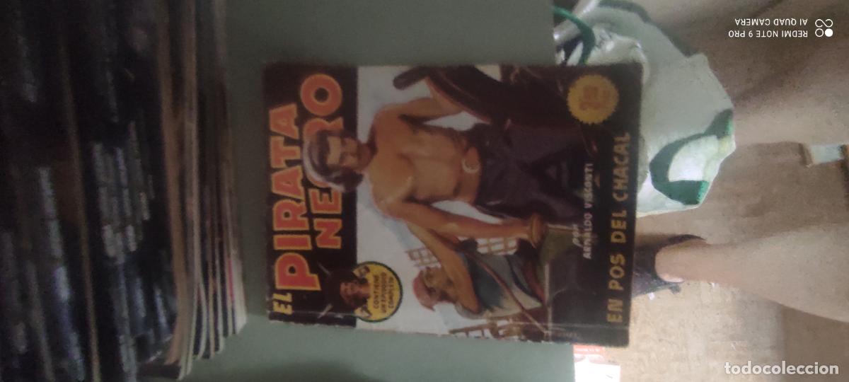 Libros de segunda mano: EL PIRATA NEGRO 62 EN POS DEL CHACAL,(DE 85),CON ILUSTRACIONES DE BERNET.BRUGUERA,1946 l