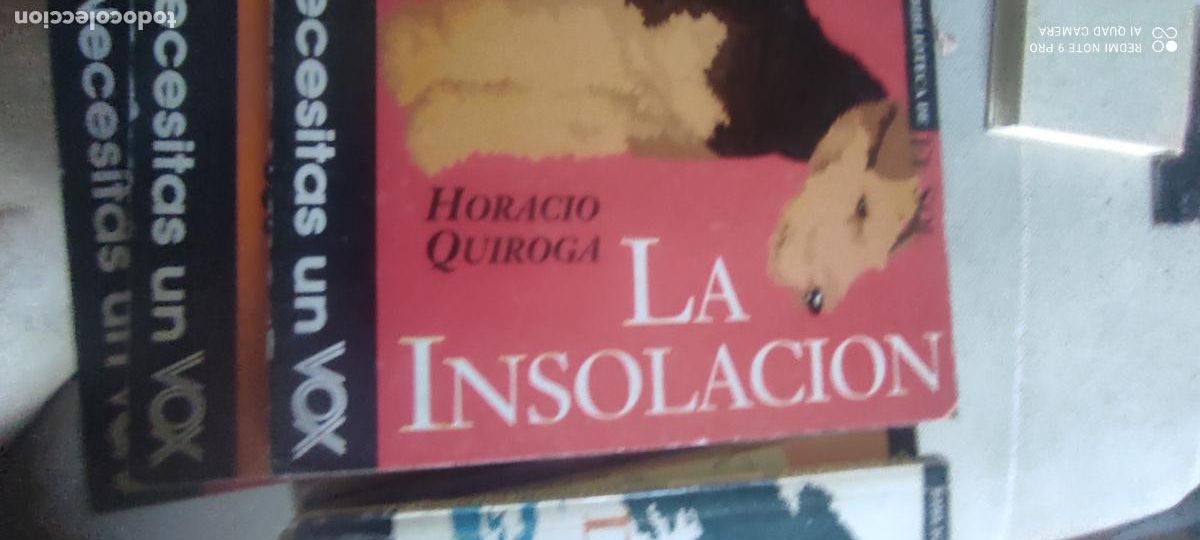 Libros de segunda mano: La insolaci&oacute;n. Horacio Quiroga. Biblioteca El Sol 3