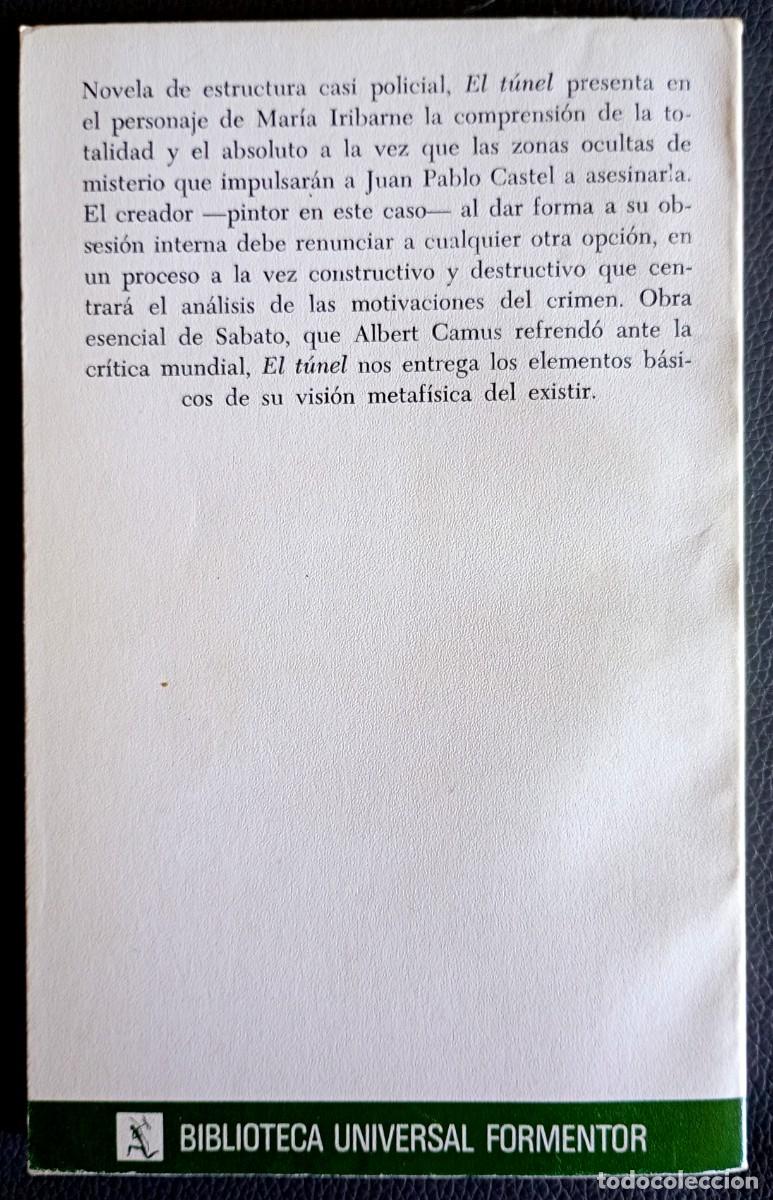Libros de segunda mano: Ernesto Sabato . El t&uacute;nel - Foto 2