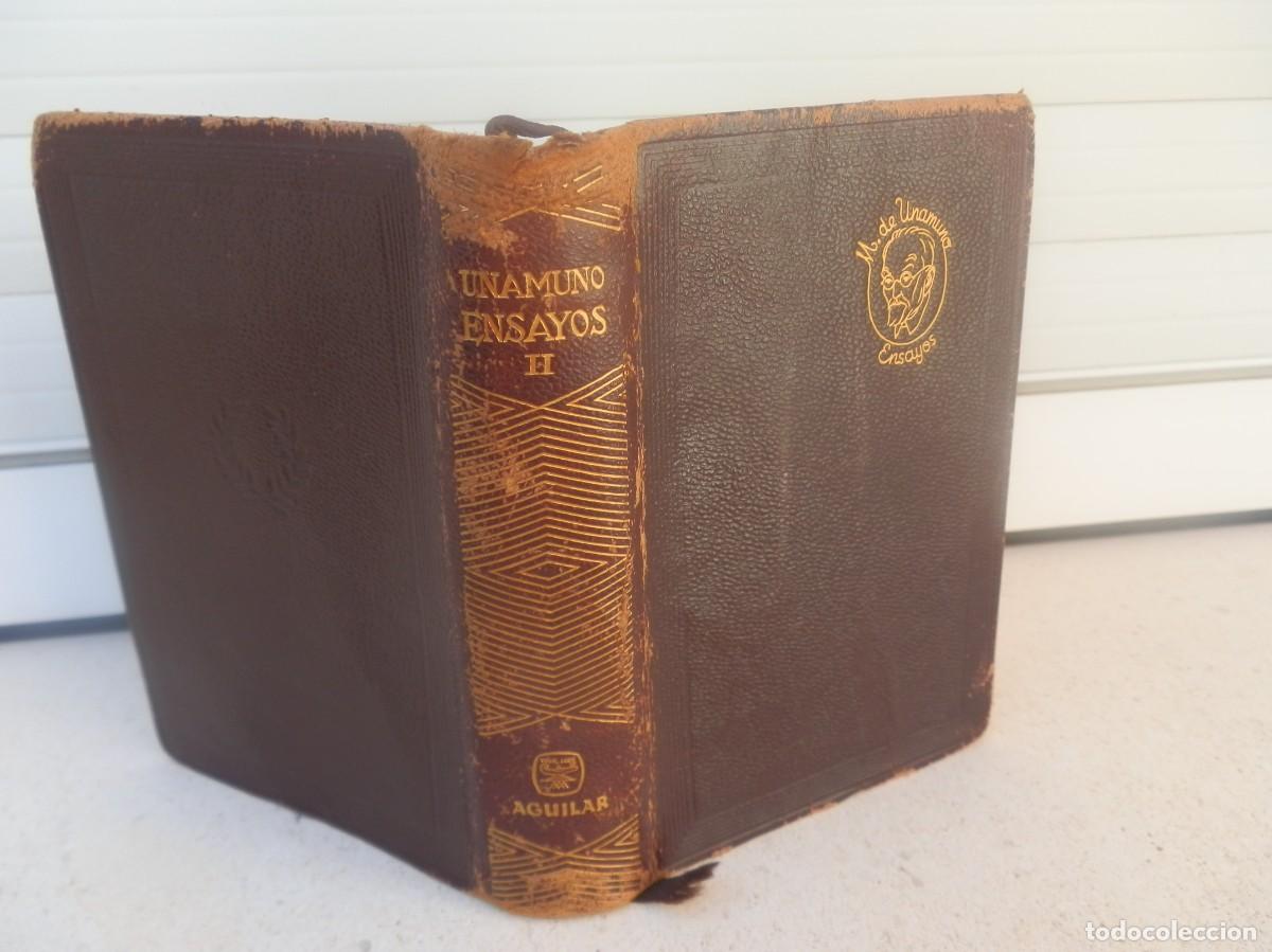 Libri di seconda mano: 2&ordm; Tomo Ensayos de Miguel de Unamuno, publicado Editorial Aguilar. Colecci&oacute;n Joya. 5&ordf; edici&oacute;n 1958