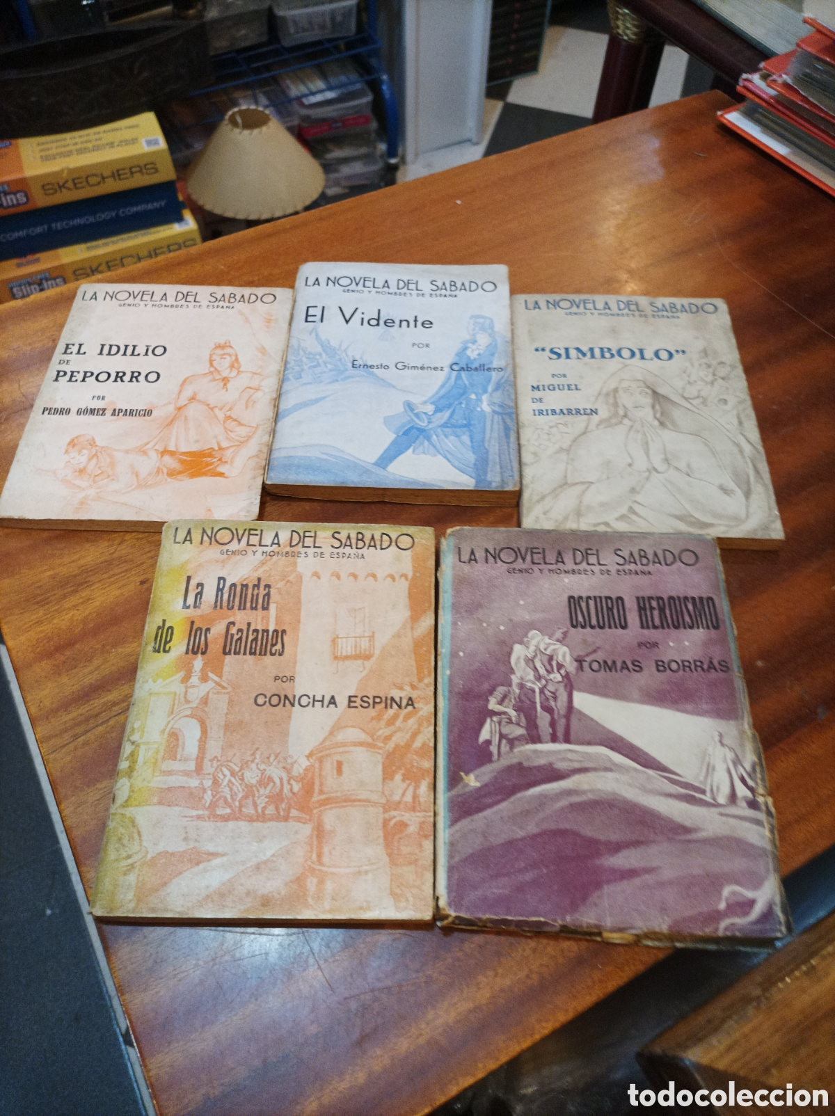 Libros de segunda mano: LA NOVELA DEL S&Aacute;BADO.LOTE DE 5 NOVELAS