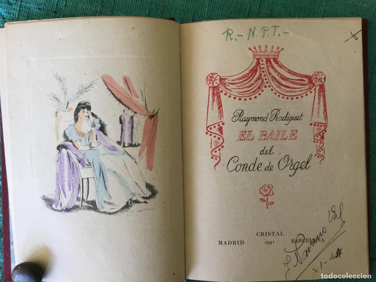 Libros de segunda mano: RAYMOND RADIGUET // EL BAILE DEL CONDE DE ORGEL // COLECCI&Oacute;N CRISTAL // JOS&Eacute; JANES // 1941