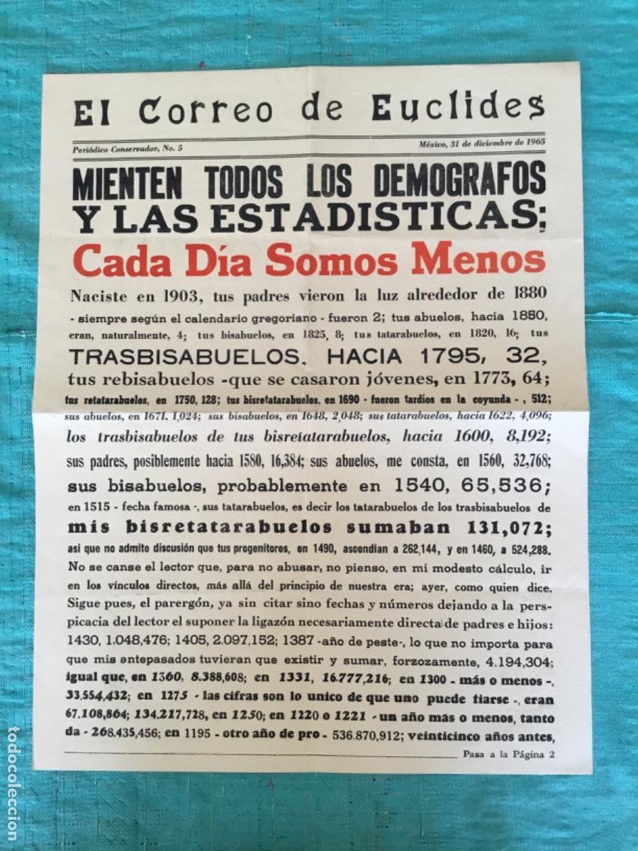 Libri di seconda mano: MAX AUB // EL CORREO DE EUCLIDES // N&Uacute;MERO 5 // 1965 // PRIMERA EDICI&Oacute;N // ESCAS&Iacute;SIMO EN MERCADO