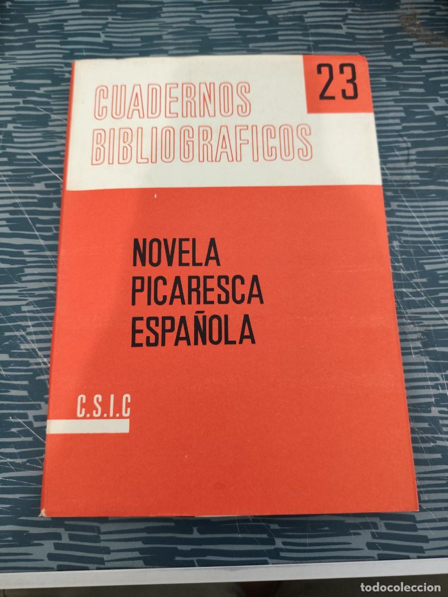 Libros de segunda mano: CUADERNOS BIBLIOGRAFICOS 23, NOVELA PICARESCA ESPA&Ntilde;OLA,1968,151 P&Aacute;GINAS.