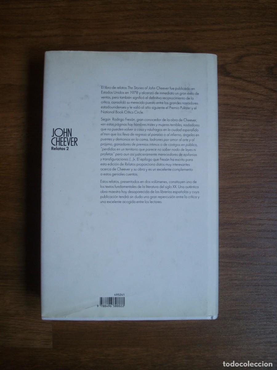 Libros de segunda mano: Relatos 2 (John Cheever) - Foto 3