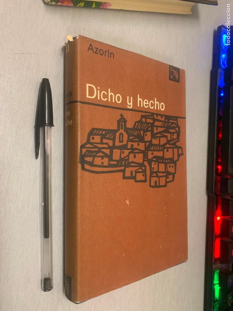 Libros de segunda mano: DICHO Y HECHO / AZOR&Iacute;N / &Aacute;NCORA Y DELF&Iacute;N 141 - EDICIONES DESTINO 1&ordf; EDICI&Oacute;N 1957