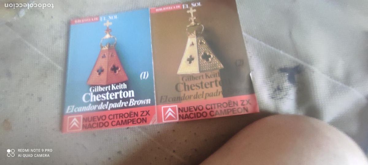 Libros de segunda mano: El candor del padre Brown, de Chesterton. 2 vols. Biblioteca El sol