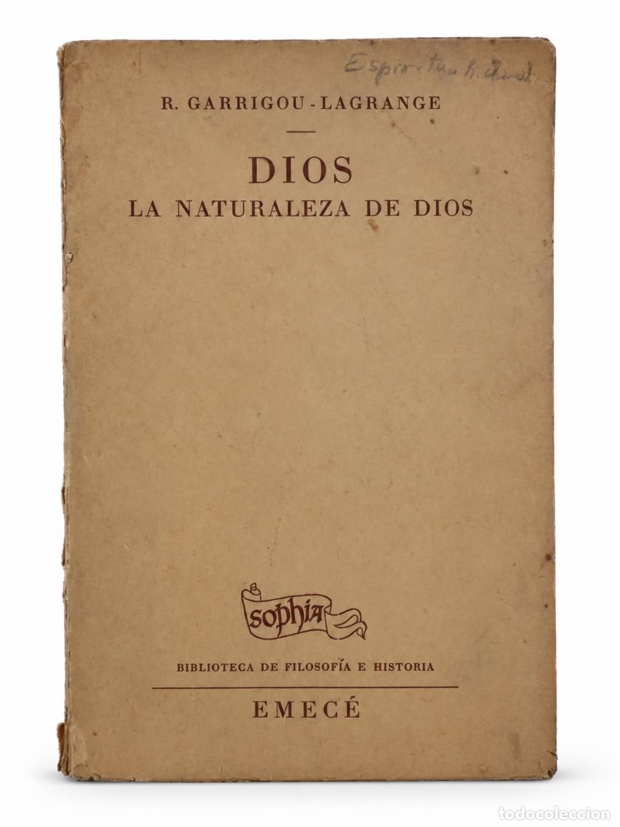 Libros de segunda mano: R&Eacute;GINALD GARRIGOU-LAGRANGE &ndash; DIOS. LA NATURALEZA DE DIOS. SOLUCI&Oacute;N TOMISTA DE LAS....LM