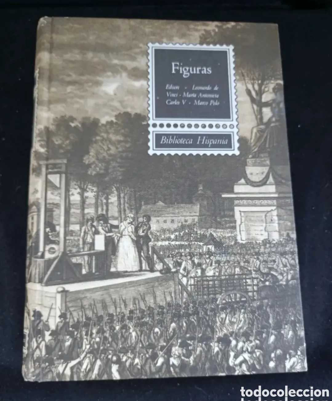Libros de segunda mano: Figuras biblioteca Hispania Edison Leonardo Maria Antonieta