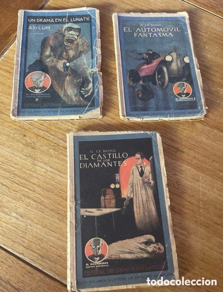Libros de segunda mano: 3 libros Doctor Cornelius Calleja 1922 &ndash; Colecci&oacute;n