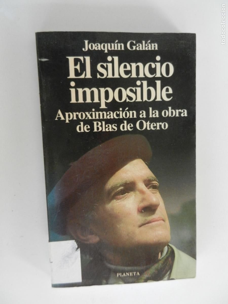 Libros de segunda mano: EL SILENCIO IMPOSIBLE - JOAQU&Iacute;N GAL&Aacute;N - EDITORIAL PLANETA 1995.