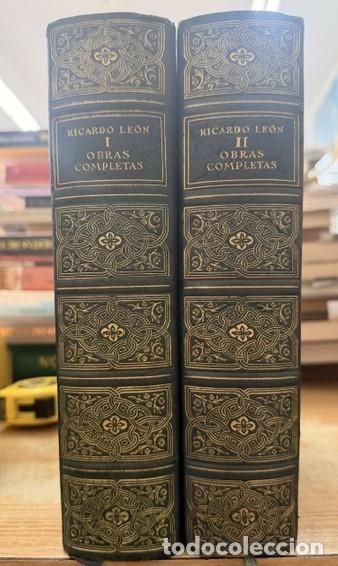 Libros de segunda mano: RICARDO LEON, OBRAS COMPLETAS (2 TOMOS). A-LESP-1164