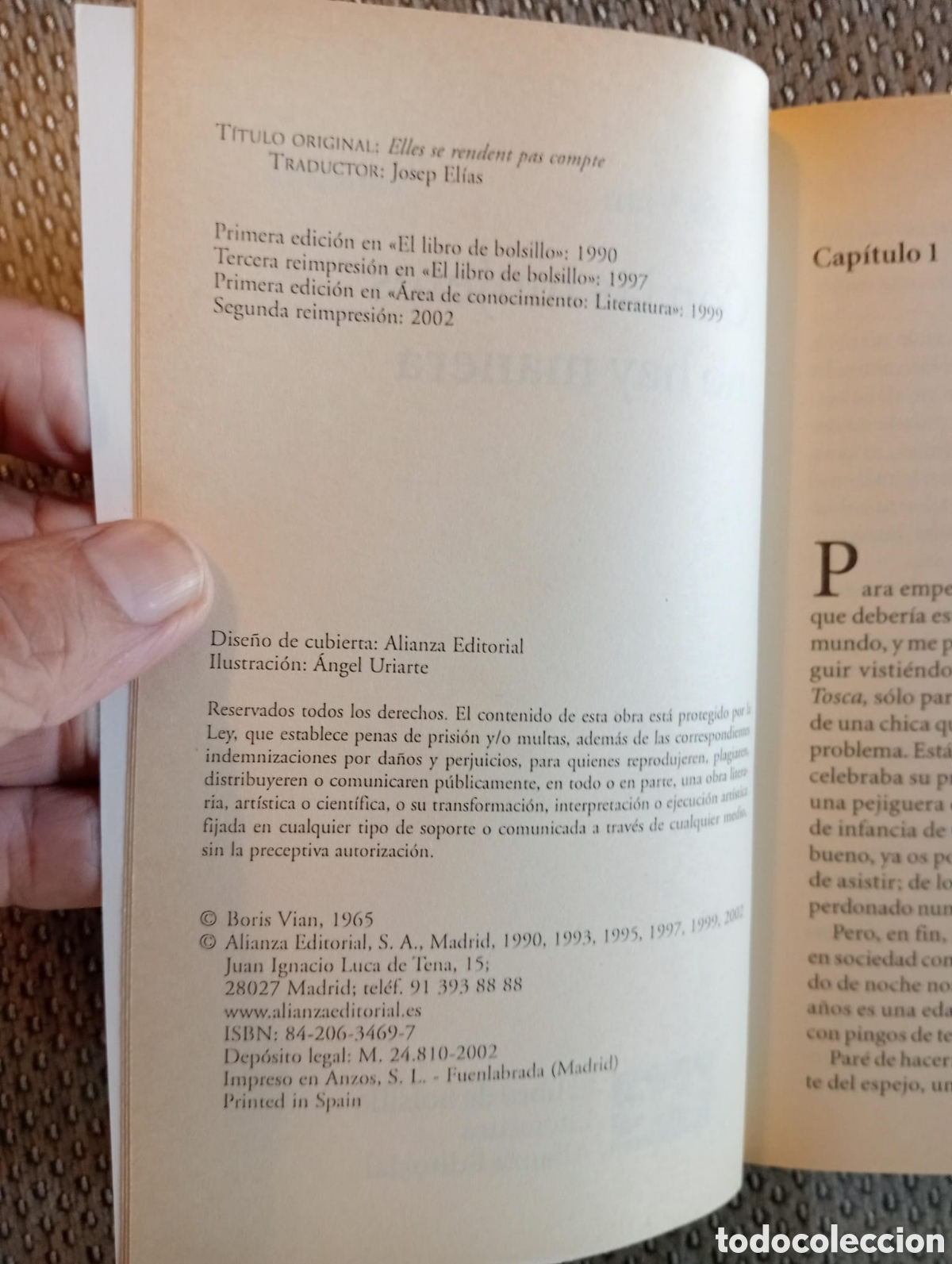 Libros de segunda mano: Con las mujeres no hay manera / Boris Vian - Foto 3