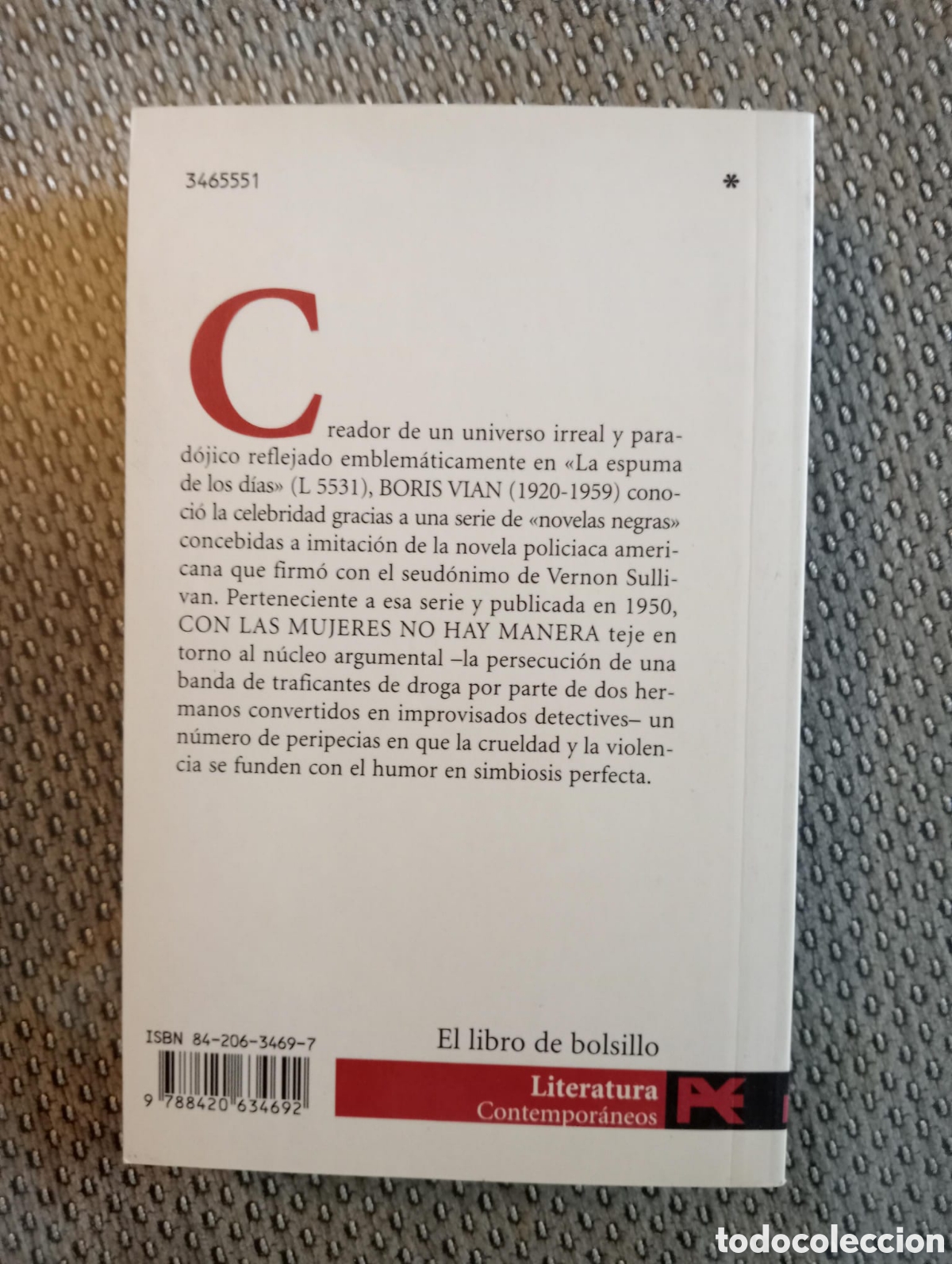 Libros de segunda mano: Con las mujeres no hay manera / Boris Vian - Foto 4