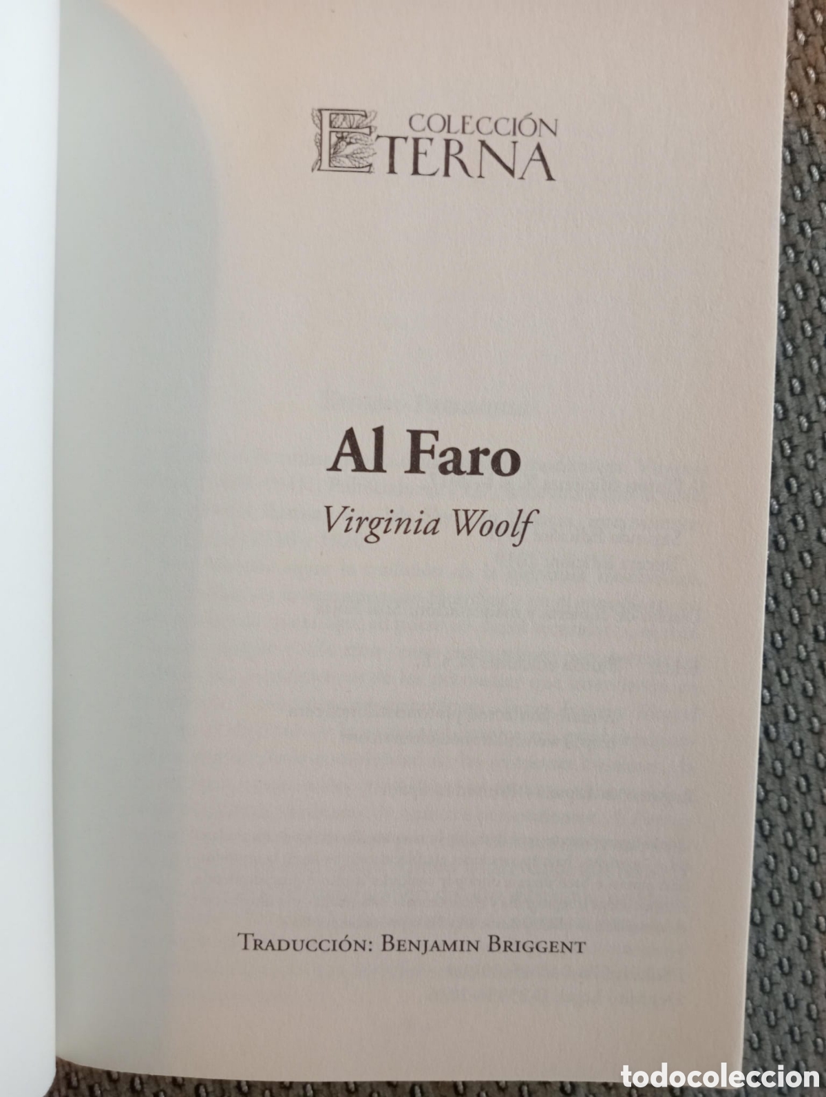 Libros de segunda mano: Al faro / Virginia Woolf - Foto 2