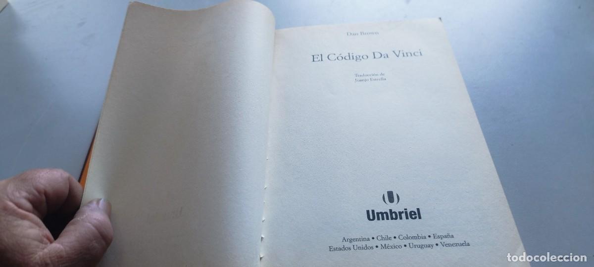 Libros de segunda mano: CODIGO DA VINCI / DAN BROWN / GARA 57 / UMBRIEL - Foto 7