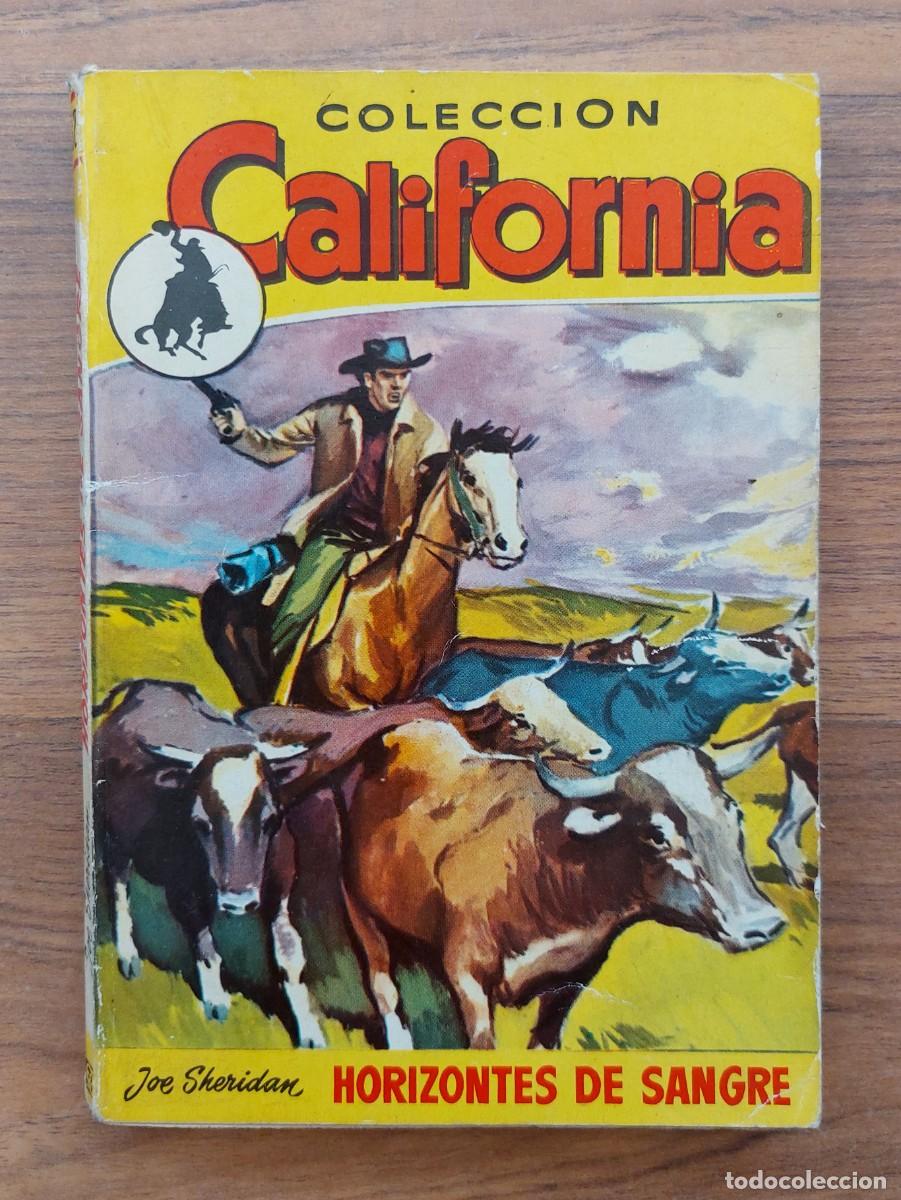 Libros de segunda mano: COLECCION CALIFORNIA OESTE N&ordm; 252-HORIZONTES DE SANGRE (JOE SHERIDAN) NOVELAS-BOLSILIBROS-PULP