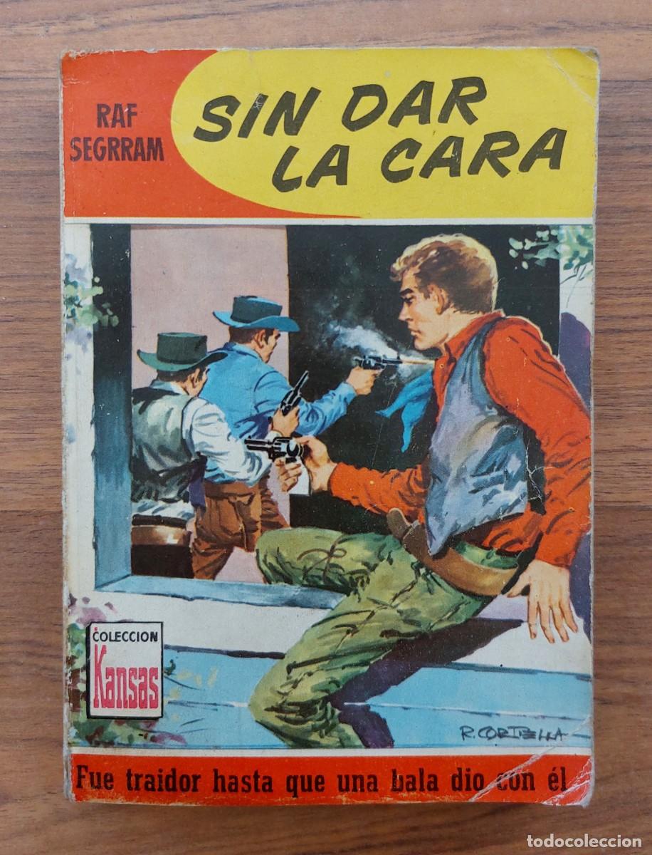 Libros de segunda mano: COLECCION KANSAS OESTE N&ordm; 150-VOLUMEN DOBLE-SIN DAR LA CARA (RAF SEGRRAM) NOVELAS-PULP