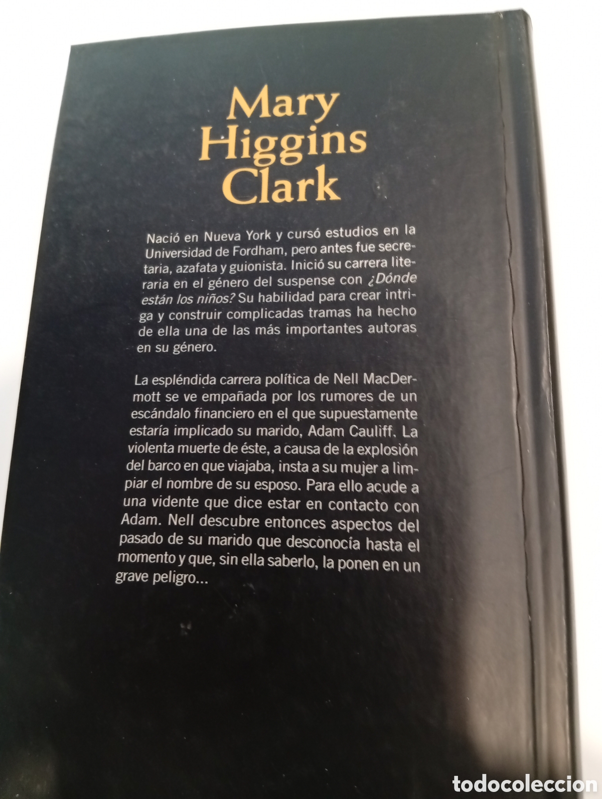 Libros de segunda mano: El &uacute;ltimo adi&oacute;s Mary Higgins Clark - Foto 2