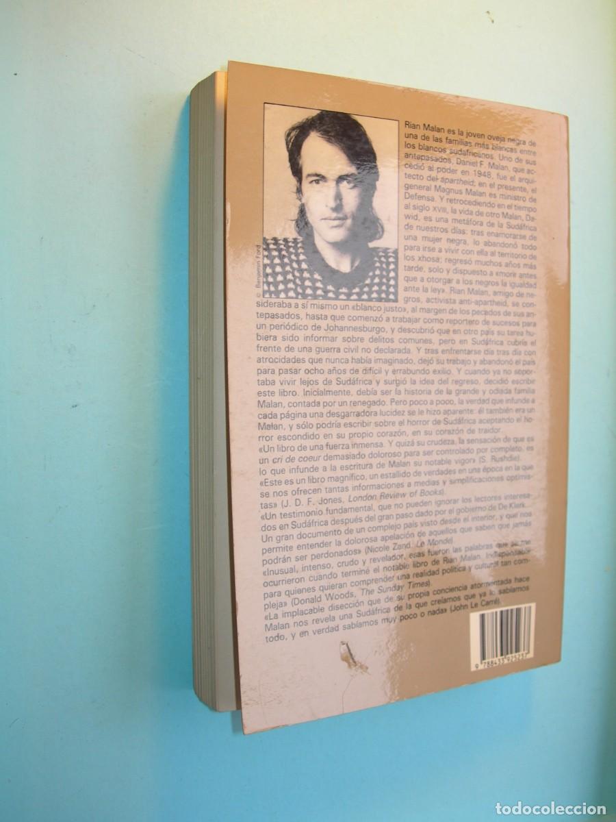 Libros de segunda mano: MICORAZ&Oacute;N TRAIDOR / RIAN MALAN / NARRATIVA / - Foto 2