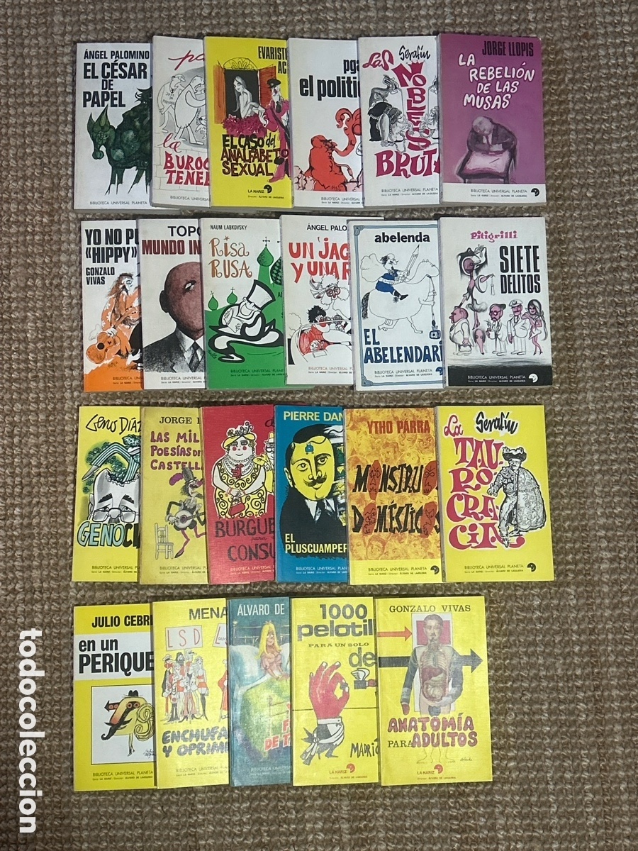 Libros de segunda mano: Colecci&oacute;n La Nariz - 23 N&uacute;meros (COMPLETA) - Editorial Planeta (1972-1973)