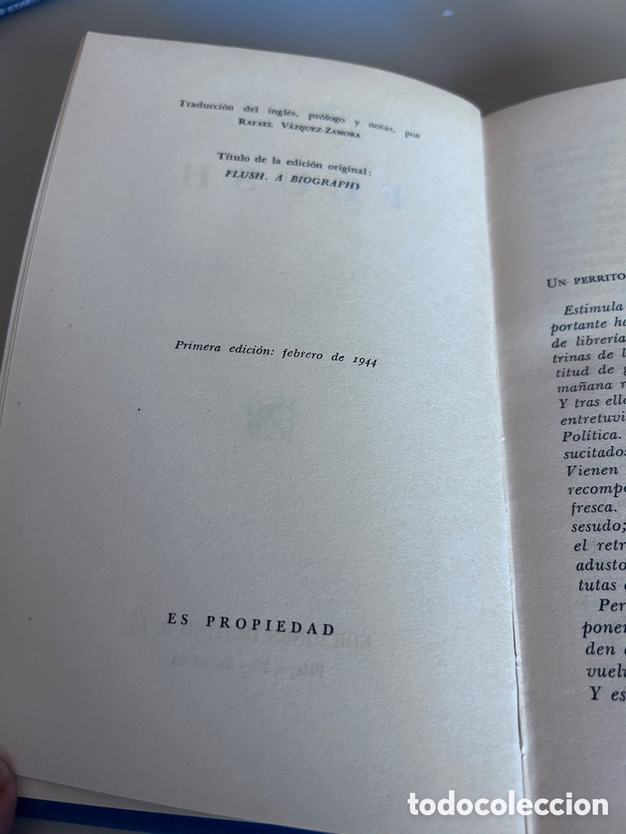 Libros de segunda mano: Flush de Virginia Woolf - Foto 4