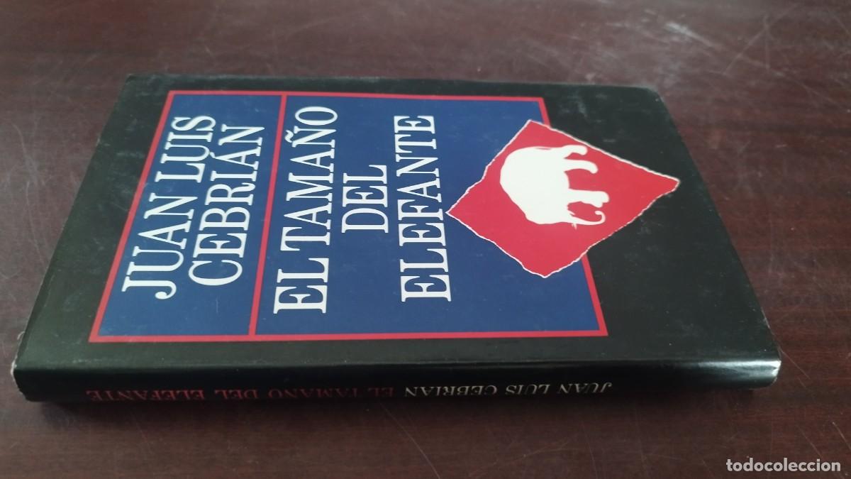 Libros de segunda mano: EL TAMA&Ntilde;O DEL ELEFANTE / JUAN LUIS CEBRIAN / PU-NVR-1 / CIRCULO DE LECTORES