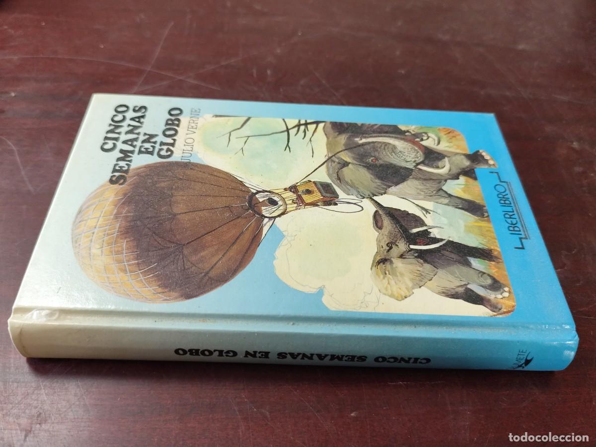 Libros de segunda mano: CINCO SEMANAS EN GLOBO / JULIO VERNE / PU-SA-5 / IBERLIBRO