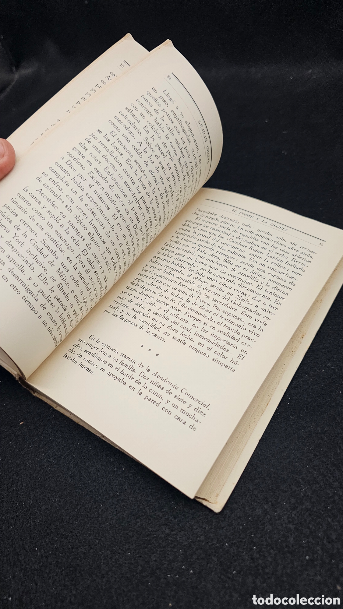 Libros de segunda mano: novela El poder y la gloria de Graham Greene decada de 1940 - Foto 6