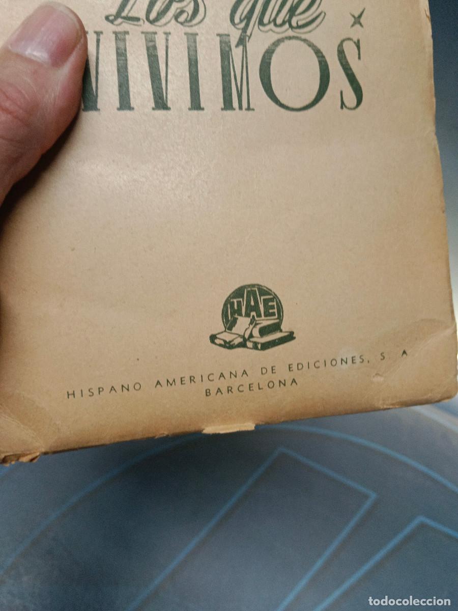 Libros de segunda mano: libro, Los que vivimos, Ayn Rand, 1946 - Foto 2