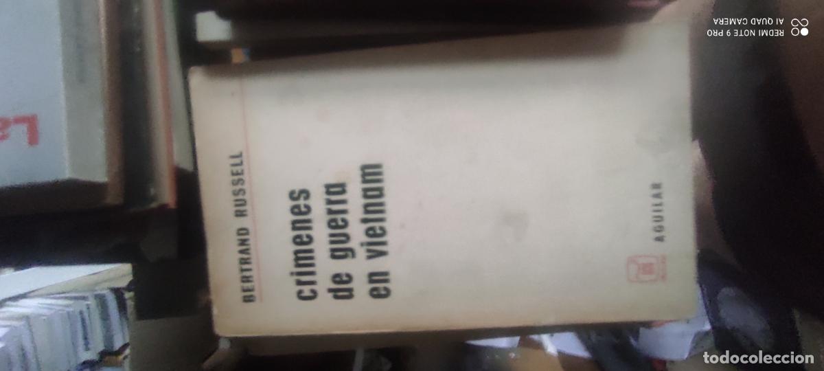 Libros de segunda mano: CR&Iacute;MENES DE GUERRA EN VIETNAM DE BERTRAND RUSSELL (AGUILAR)