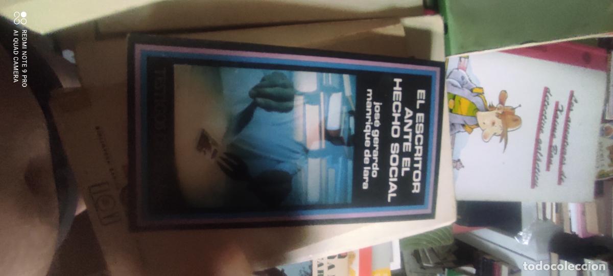 Libros de segunda mano: El escritor ante el hecho social - MANRIQUE DE LARA, Jos&eacute; Gerardo: