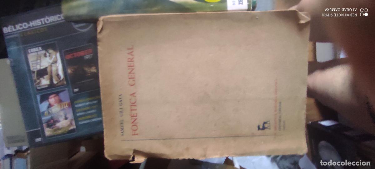 Libros de segunda mano: FONETICA GENERAL. GILI GAYA l