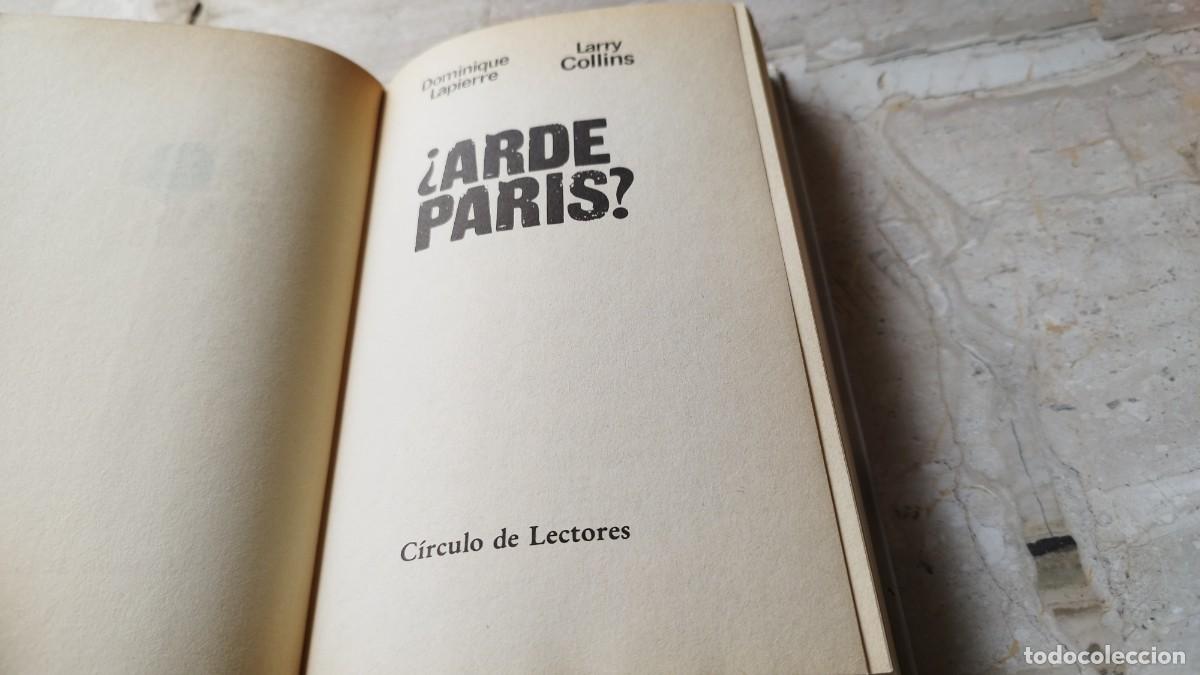 Libros de segunda mano: &iquest;ARDE PARIS? / LAPIERRE - COLLINS / ZUX 23 / CIRCULO DEL &Eacute;XITO - Foto 5