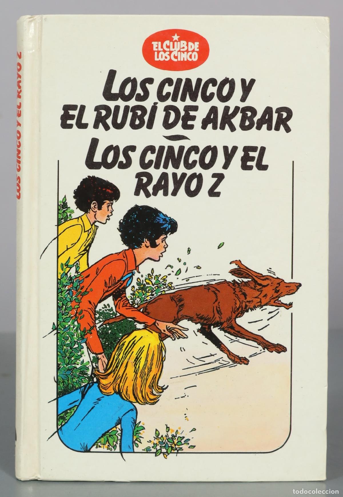 Libros de segunda mano: Los Cinco y el Rub&iacute; de Akbar - Los Cinco y el Rayo Z - Enid Blyton