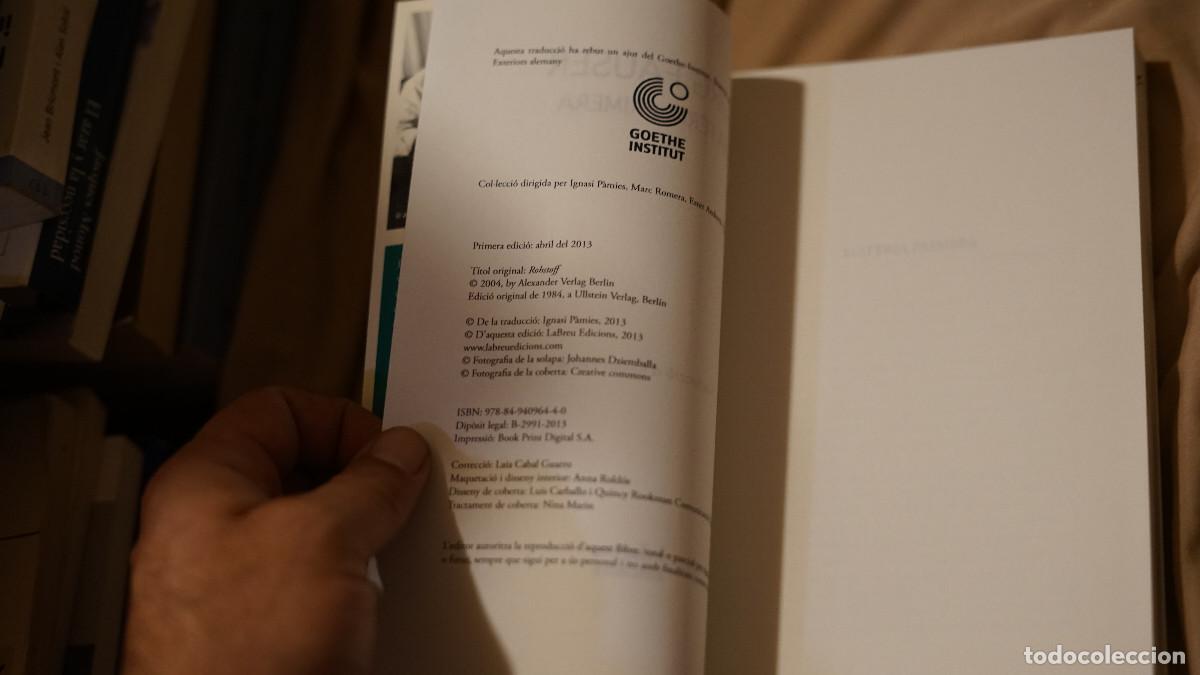 Libros de segunda mano: J&ouml;rg Fauser - Materia prima - Labreu 2013 - Foto 2