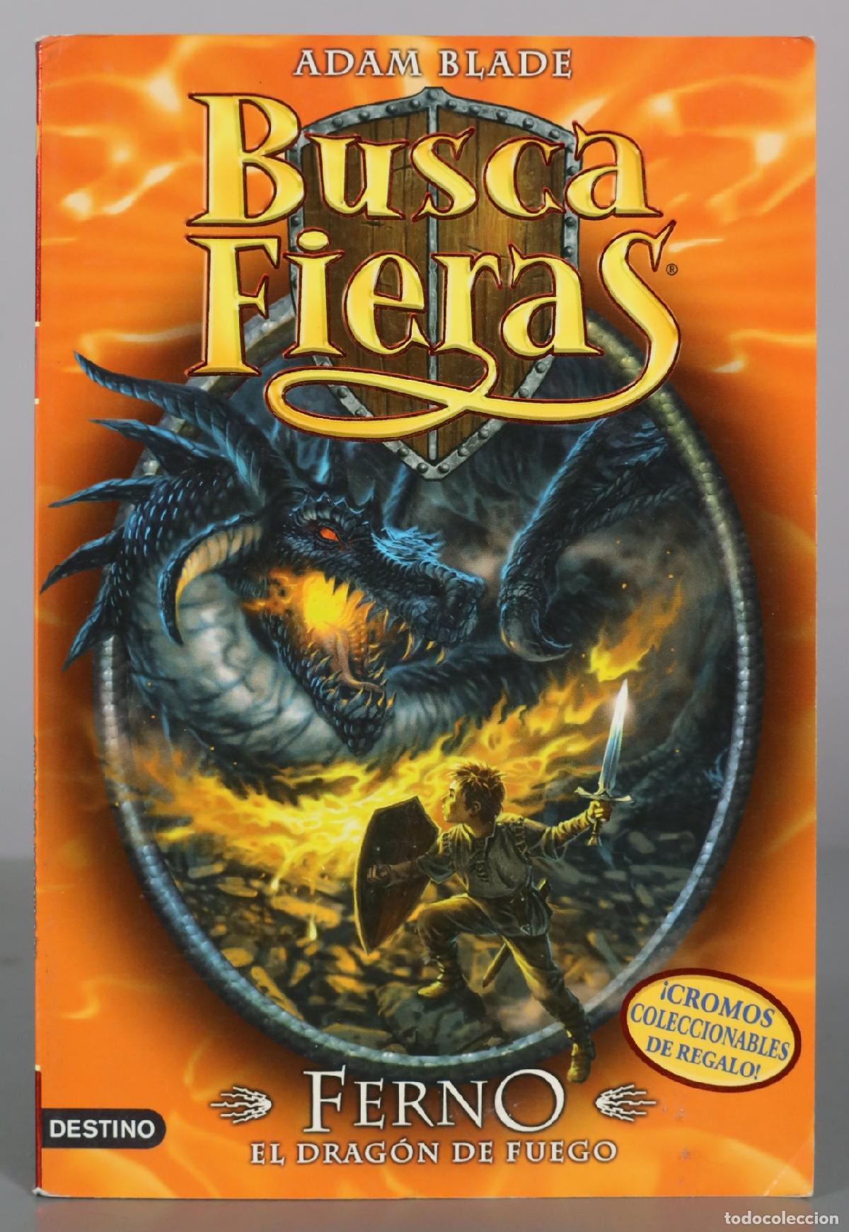 Libros de segunda mano: Busca Fieras - Ferno, el dragon de fuego - Adam Blade - Destino