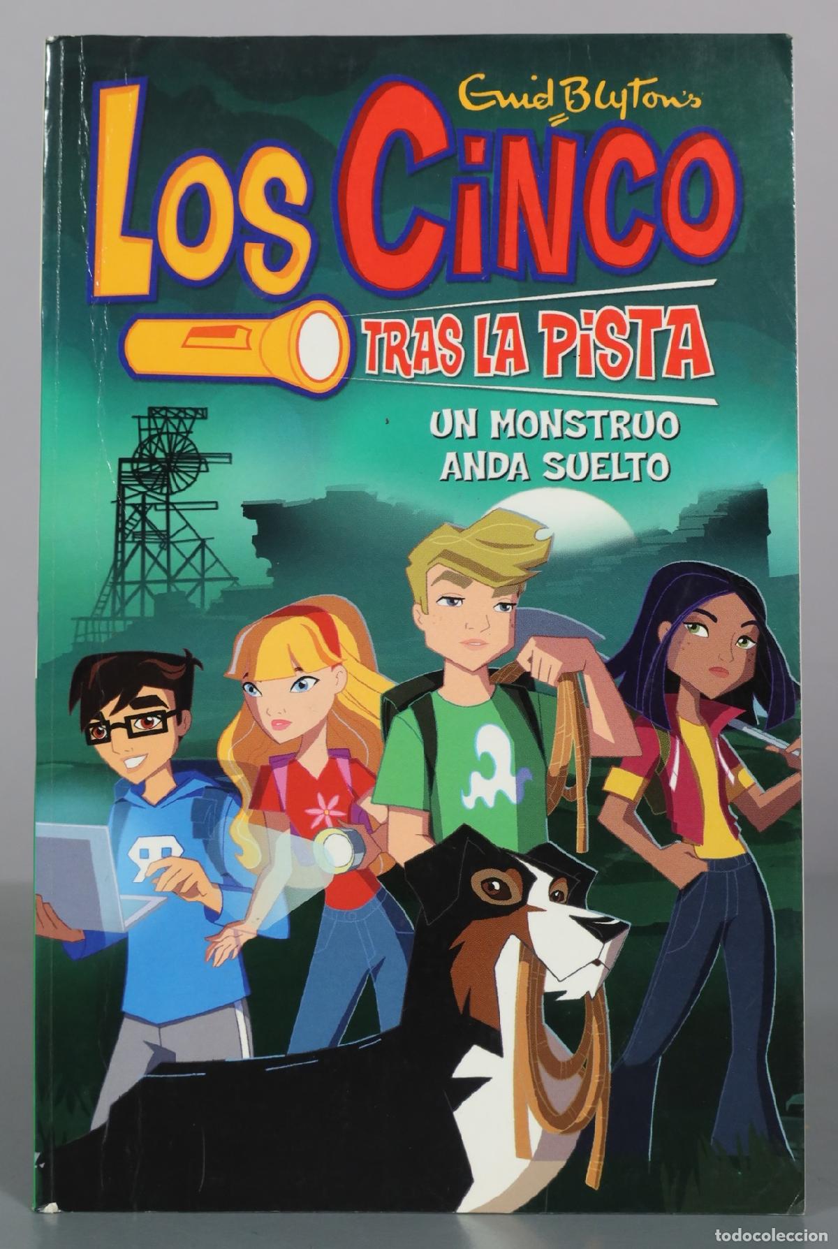Libros de segunda mano: Los Cinco - Tras la pista - Un monstruo anda suelto - Enid Blyton - Montena