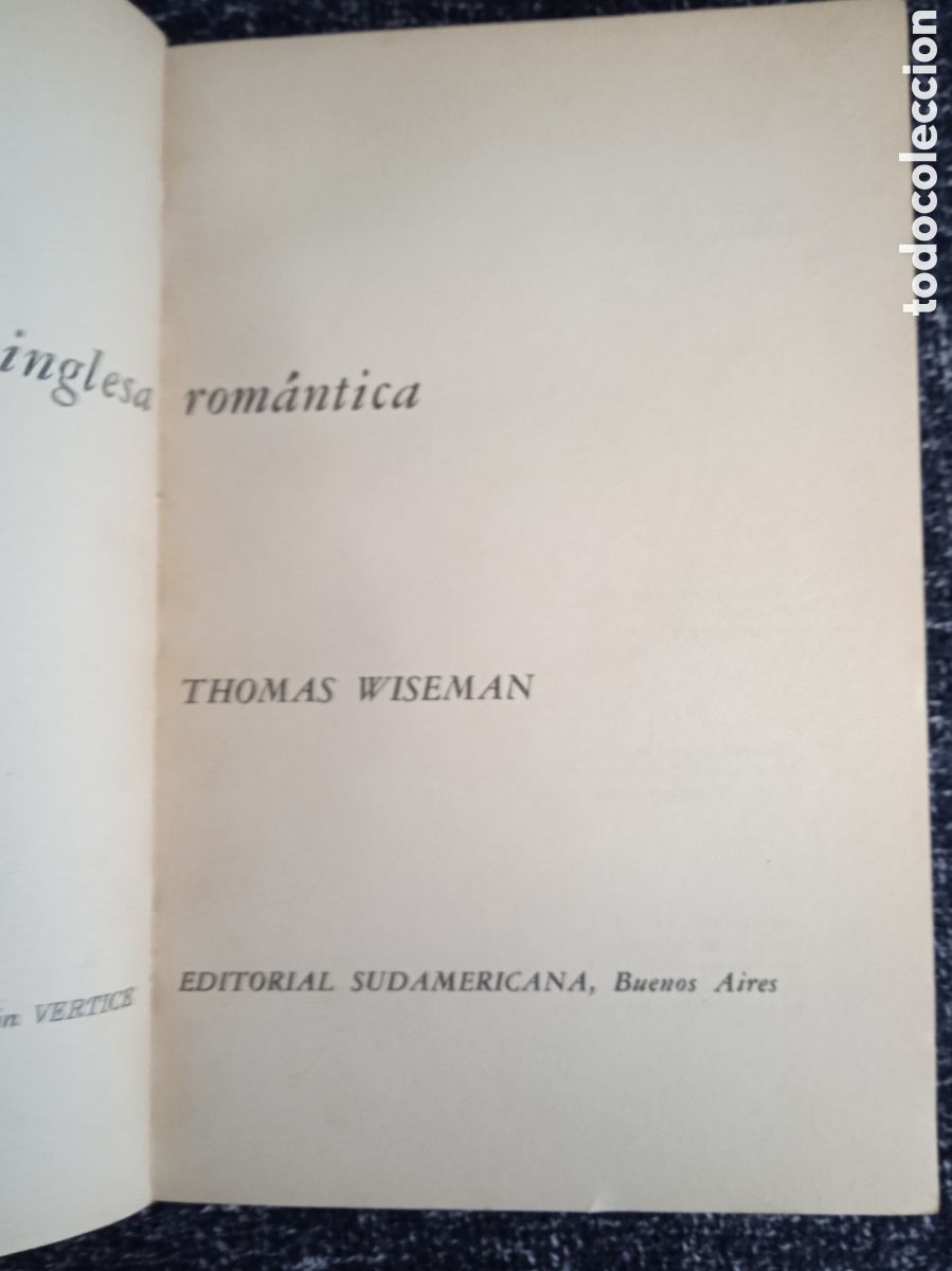 Libros de segunda mano: La inglesa romantica / Thomas Wiseman - Foto 2