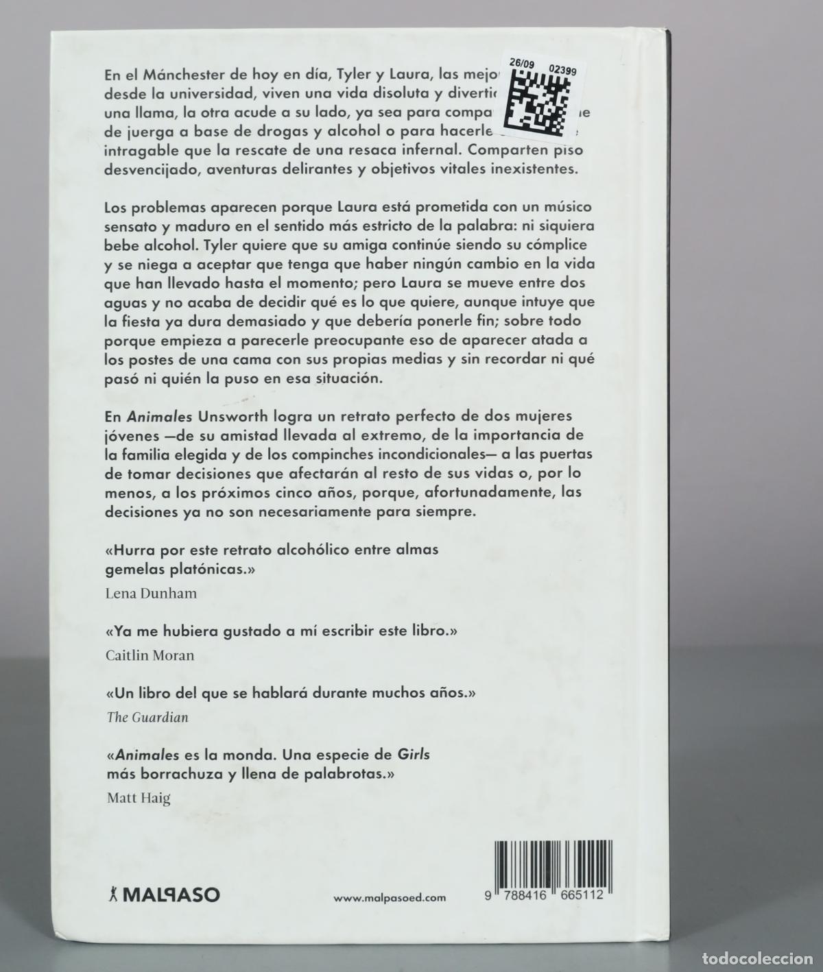 Libros de segunda mano: Animales - Emma Jane Unsworth - Malpaso - Foto 2