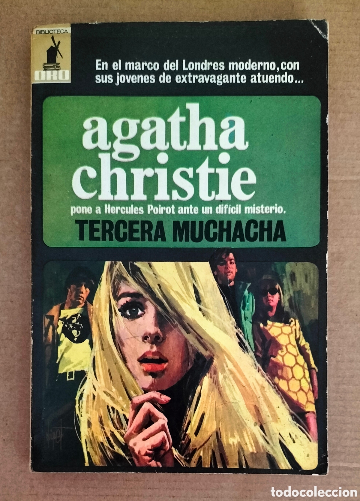 Libros de segunda mano: Tercera muchacha. Agatha Christie. Biblioteca Oro 578. Editorial Molino, 1967. Libro