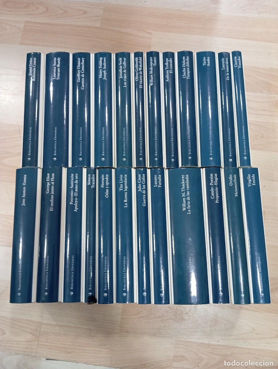 Libros de segunda mano: 'Cl&aacute;sicos latinos. Biblioteca Universal del C&iacute;rculo de Lectores. Opera Mundi. 24 vol&uacute;menes. Completa