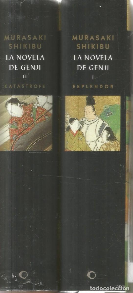 Libros de segunda mano: MURASAKI SHIKIBU. LA NOVELA DE GENJI I Y II. CATASTROFEY ESPLENDOR. COMPLETO. CIRCULO DE LECTORES