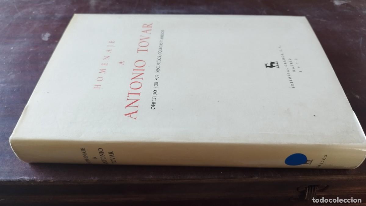 Libros de segunda mano: HOMENAJE A ANTONIO TOVAR / / CJA 600 / GREDOS