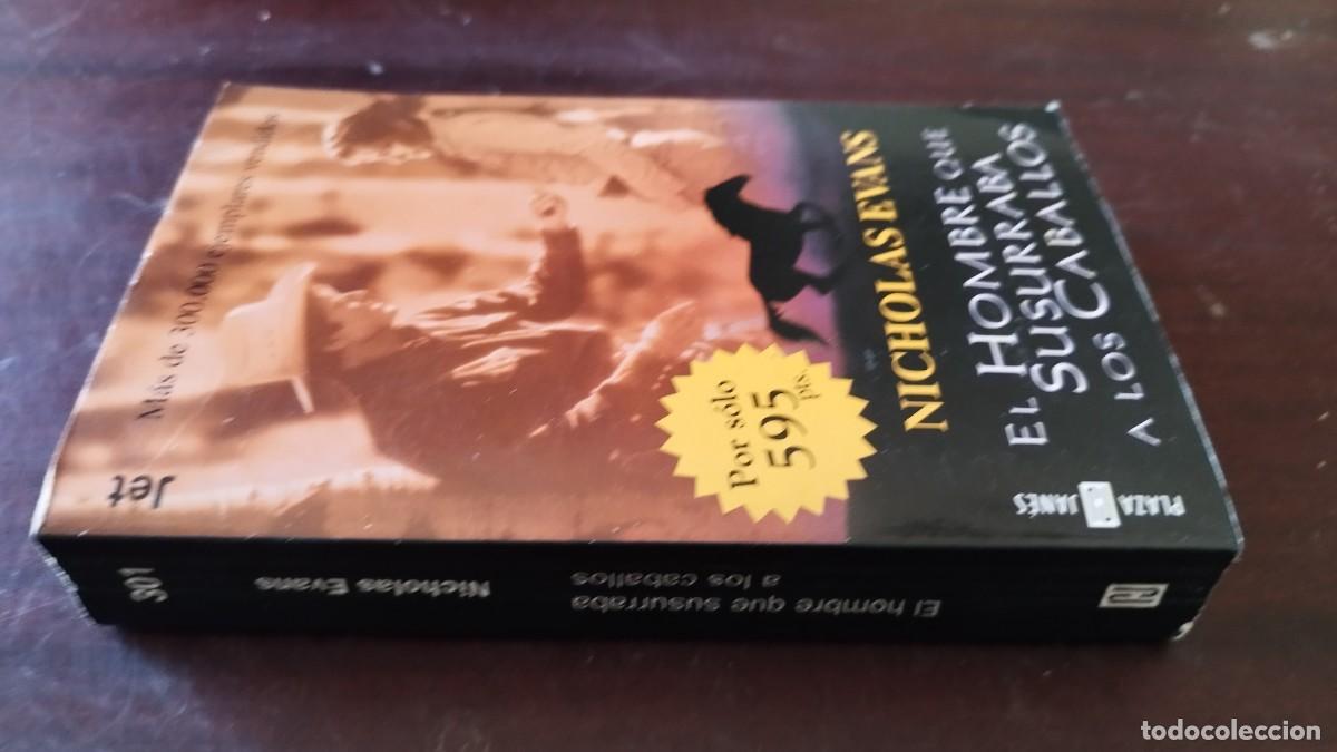 Libros de segunda mano: EL HOMBRE QUE SUSURRABA A LOS CABALLOS / NICHOLAS EVANS / CJA 601 / PLAZA&JANES