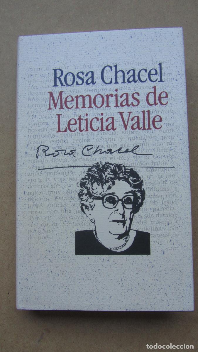 Libros de segunda mano: Memorias de Leticia Valle Rosa Chacel