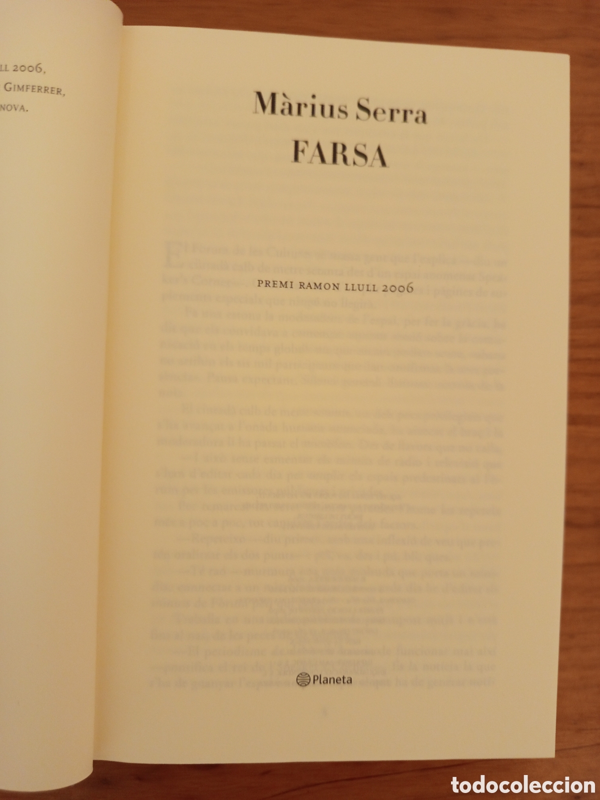 Libros de segunda mano: FARSA (MARIUS SERRA) - Foto 2