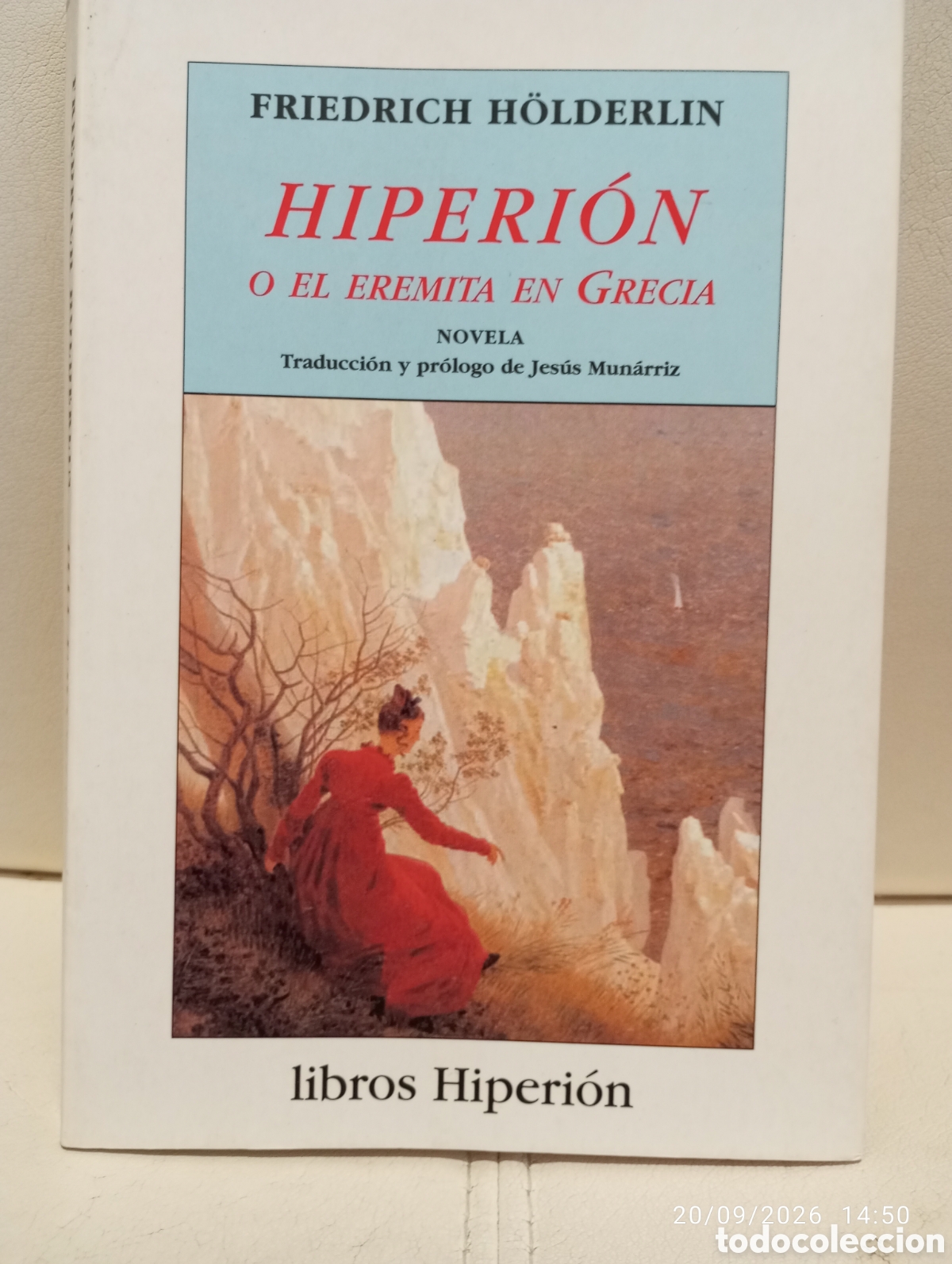 Libros de segunda mano: Friedrich Holderlin . Hiperi&oacute;n o el eremita en Grecia . Libros Hiperion .