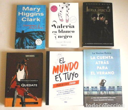 Libros de segunda mano: Lote 6 Libros de Novela Actual